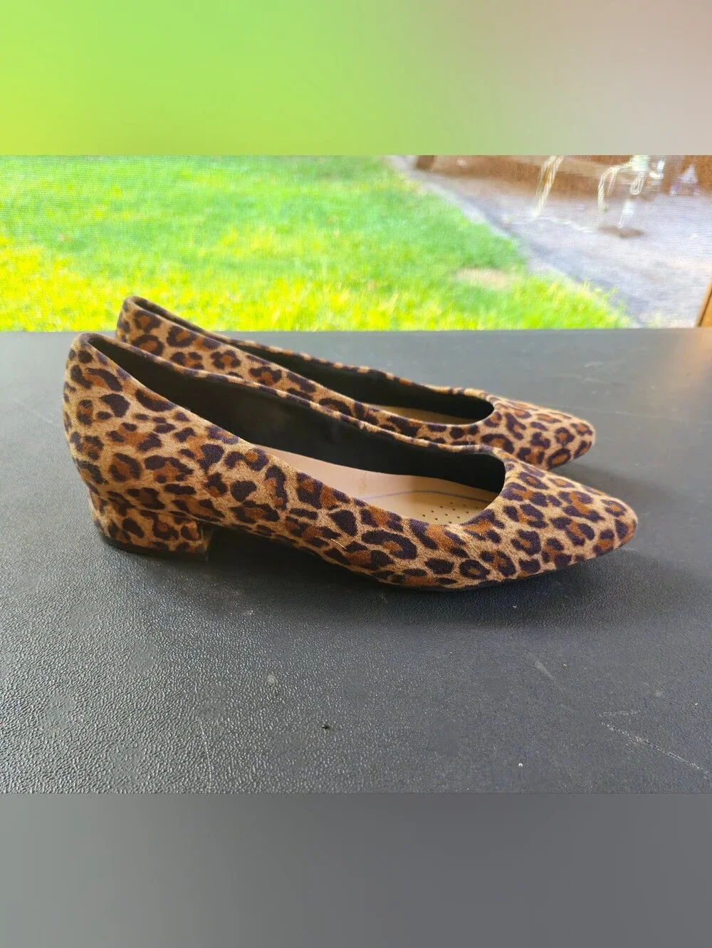 Easy Spirit Leopard Heels